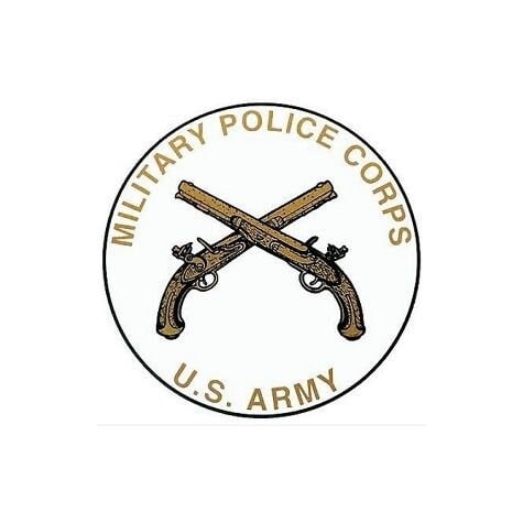 ARMY Military Police Decal Sticker - United States MP Army Military Police Corps Pistols Decal Truck Window Vehicle Military Craft Supply