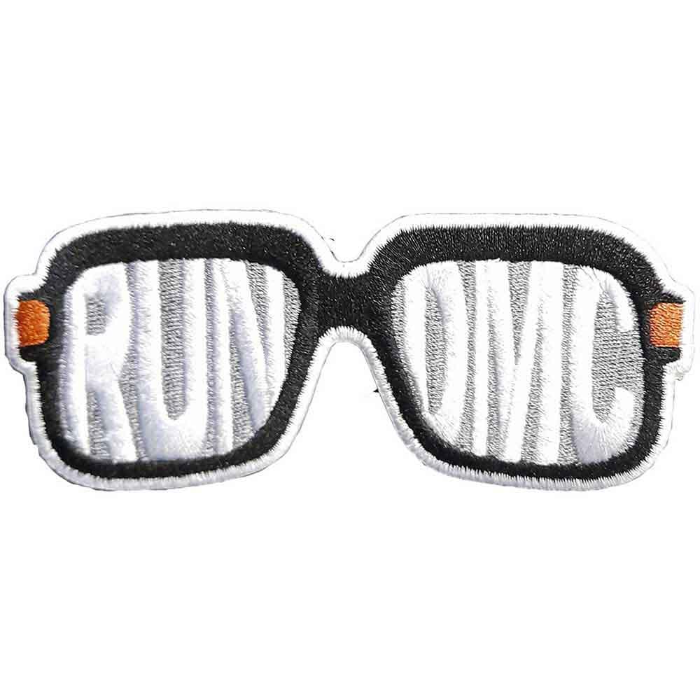 RUN DMC Glasses Patch - Approx 3.9x1.5 Inch - Rap Hip Hop Group Embroidered Band Music Patch Applique Craft Supply - Officially Licensed