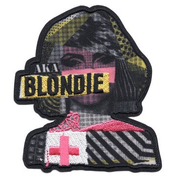 BLONDIE Collage Patch - 3.2x3.7 Inch - Debbie Harry Blondie Embroidered Rock Band Patch Applique Craft Supply