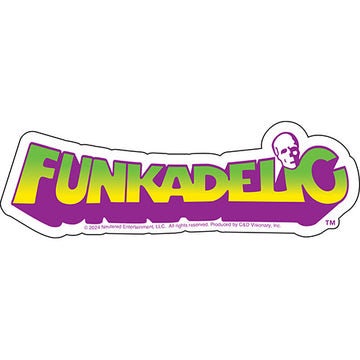 GEORGE CLINTON Funkadelic Sticker Decal - 6.2x2 Inch - George Clinton Funk Musician Parliament Band Vinyl Decal Sticker Craft Supply
