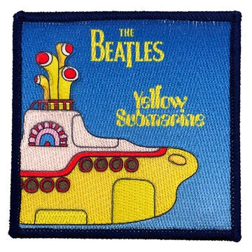 THE BEATLES Yellow Submarine Patch - 3.5x3.5 Inch - Beatles Yellow Submarine Songtrack Album Cover Embroidered Patch Applique Craft Supply