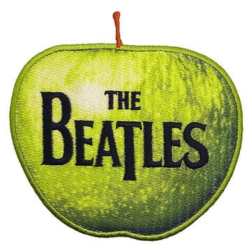 THE BEATLES Apple Logo Patch - 3.5x3.5 Inch - Beatles Album Cover Group Band Embroidered Patch Applique Craft Supply