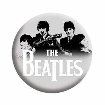 THE BEATLES Pinback Button Badge - Ringo Paul George John Gradient Photo Album Rock Band - Round 1.25" Button Craft Supply
