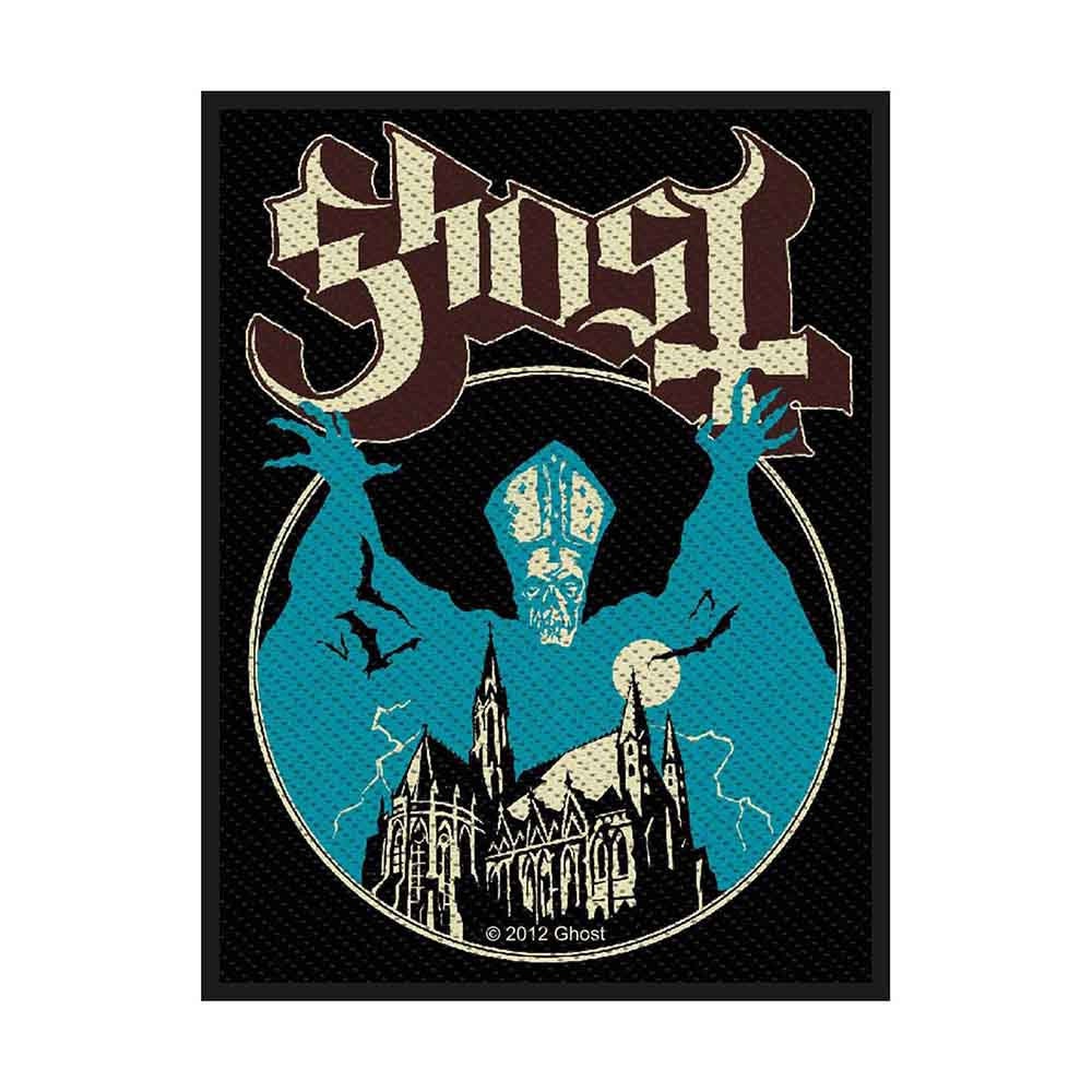 GHOST Patch - 3x4 Inch - Swedish Rock Band Ghost Opus Eponymous Album Embroidered Patch Applique Craft Supply - Officially Licensed