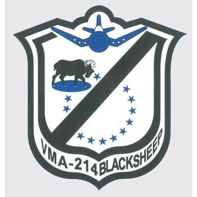 VMA 214 Blacksheep Marines Clear Decal Sticker - United States Marine Corps Decal For Car Truck Window usmc Military Craft Supply