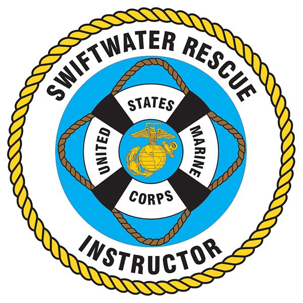 Marines Mountain Warfare Training Center Decal Sticker - Swiftwater Rescue Instructor Decal Car Truck Window Vehicle Military Craft Supply