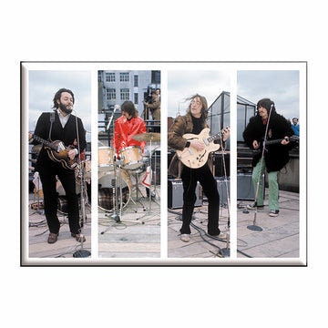 THE BEATLES Magnet - 3.5x2.5 Inch - Beatles Rooftop Live Music Performance Magnet for Refrigerators and Lockers - Rock Band Craft Supply
