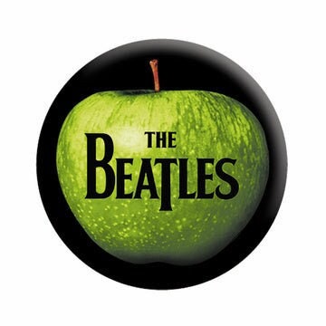 THE BEATLES Pinback Button Badge - Ringo Paul George John Apple Logo Album Rock Band - Round 1.25" Button Craft Supply