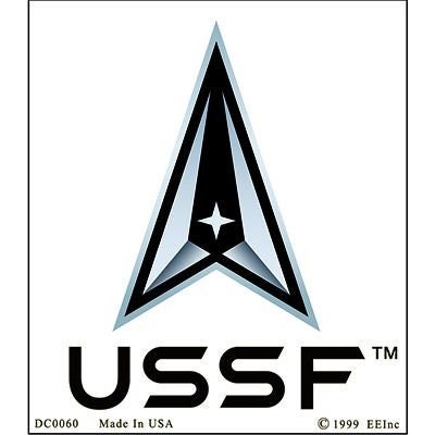 USSF Logo Sticker Decal - United States Space Force Military Vinyl Decal Sticker Craft Supply