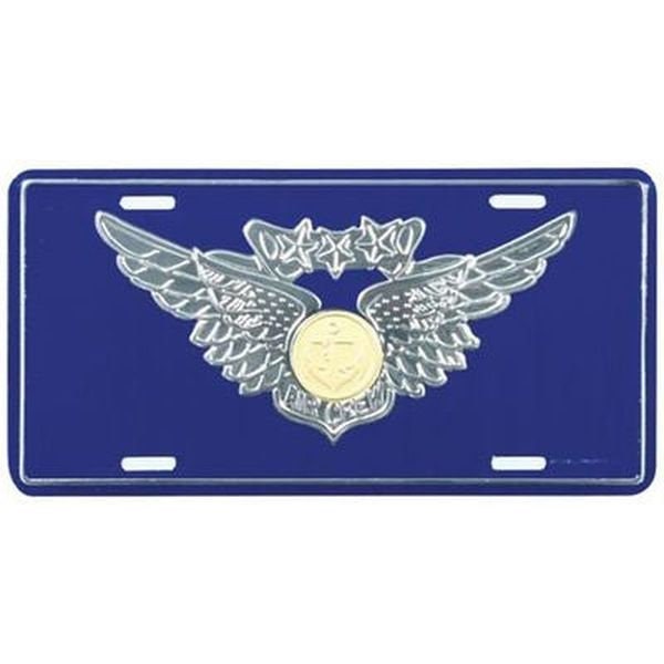 U.S. NAVY Combat Aircrew Metal License Plate - Naval Aircrewman USN United States Navy Helicopter Fleet Squadron Craft Supply