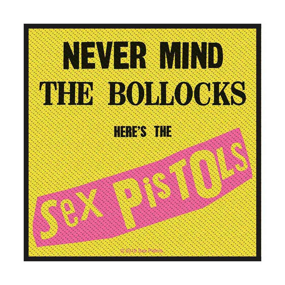 THE SEX PISTOLS Patch - 4x4 Inch - Sex Pistols Band Nevermind The Bollocks Embroidered Patch Applique Craft Supply - Officially Licensed