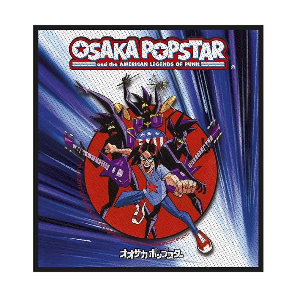 OSAKA POPSTAR Patch - 4x4 Inch - American Legends of Punk Album Punk Rock Band Embroidered Patch Applique Craft Supply - Officially Licensed