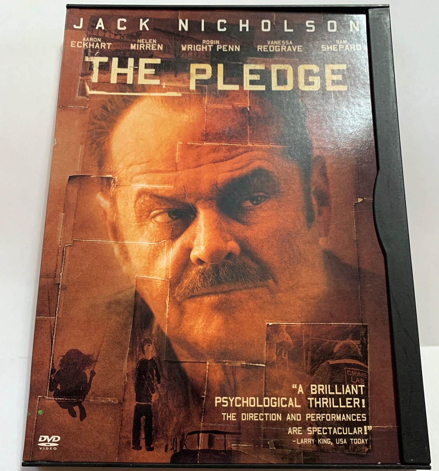 The Pledge (DVD, 2001)  Jack Nicholson, Robin Wright, Aaron Eckhart - Very Good Condition ** Spend 35.00 and get FREE SHIPPING! **