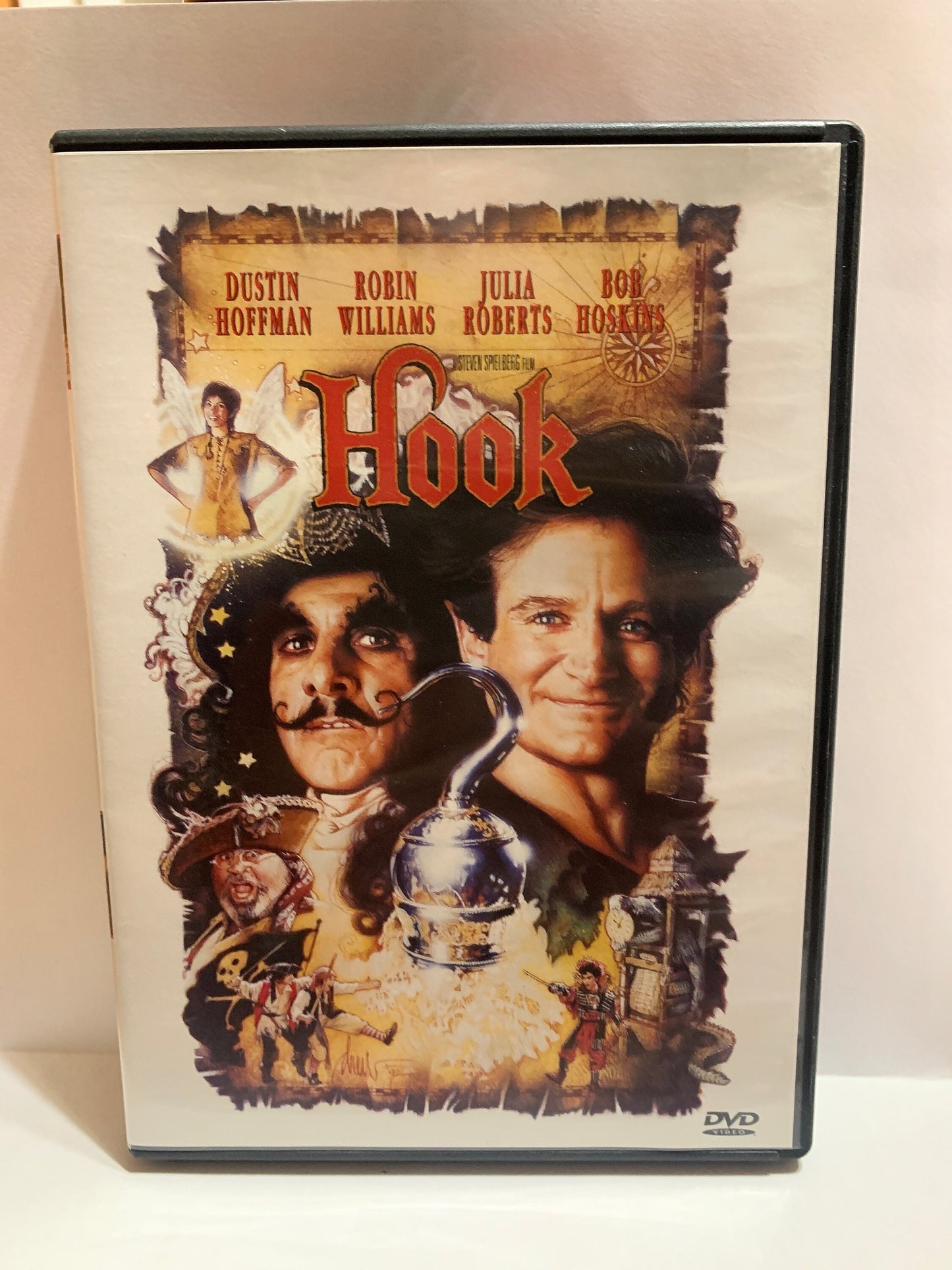 Hook (DVD, 1991) Robin Williams, Dustin Hoffman - Very Good Condition ** Spend 35.00 and get FREE SHIPPING! **