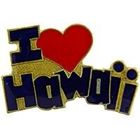 I Love Hawaii Lapel Pin - Heart Hawaii State - Enamel Pin Backpack Tie Shirt Trading Button Pinback Craft Supply