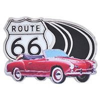 Volkswagen Karmann Ghia Car Lapel Pin - Route 66 Classic Car Automobile - Enamel Pin Backpack Tie Shirt Trading Button Pinback Craft Supply