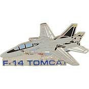 F-14A TOMCAT Lapel Pin - Fighter Jet Aircraft United States Navy USN - Enamel Pin Backpack Tie Shirt Trading Button Pinback Craft Supply