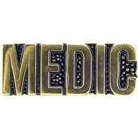MEDIC Script Army Lapel Pin - United States Military Army Medical Medic - Enamel Pin Backpack Tie Shirt Trading Button Pinback Craft Supply