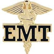 EMT Caduceus Paramedic Lapel Pin - First Responder EMS Firefighter Medical Enamel Pin Backpack Tie Shirt Trading Button Pinback Craft Supply