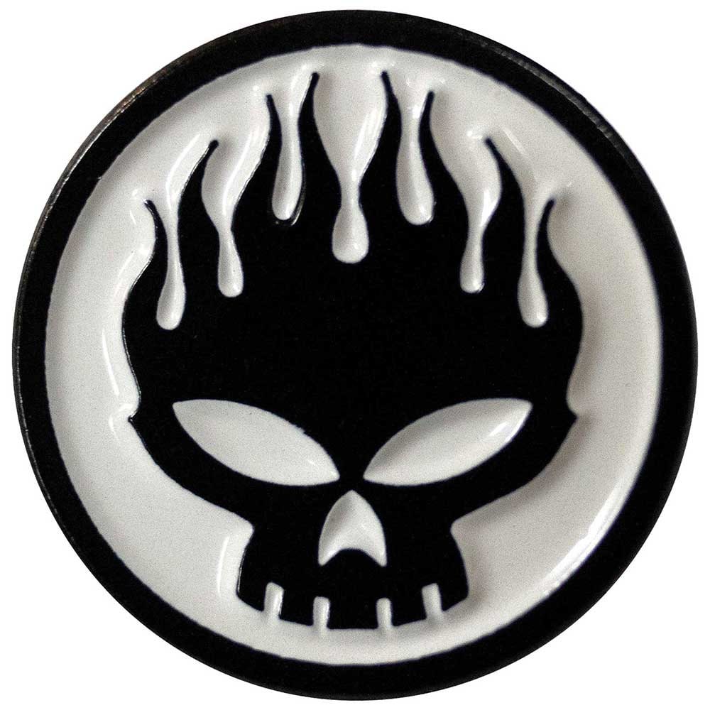THE OFFSPRING Enamel Metal Pin Badge - Approx 1 Inch - Skull Band Logo - Pinback Badge Button Lapel Pin With Butterfly Clutch Attachment