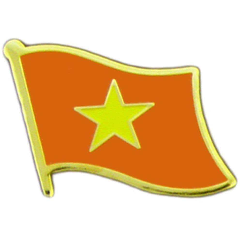 NORTH VIETNAM Flag Lapel Pin - Country Flag Enamel Pin for Backpack Tie Shirt Button Pinback Lapel Pin