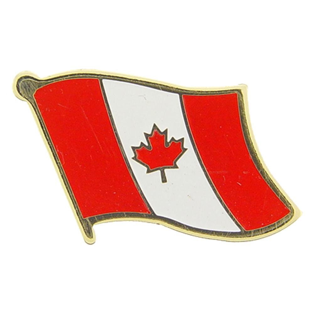 CANADA Flag Lapel Pin - Country Flag Enamel Pin for Backpack Tie Shirt Button Pinback Lapel Pin