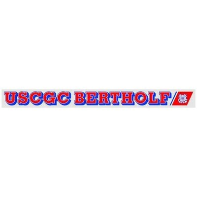 USCGC BERTHOLF Window Strip Decal - United States Coast Guard Bertholf Window Strip Decal Military For Car Truck Window Craft Supply