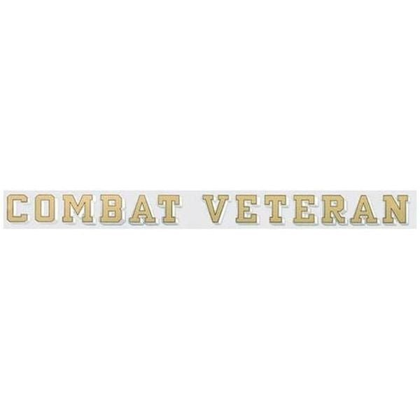 COMBAT VETERAN Window Strip Decal - United States Army Marines Combat Vet Window Strip Decal Military For Car Truck Window Craft Supply