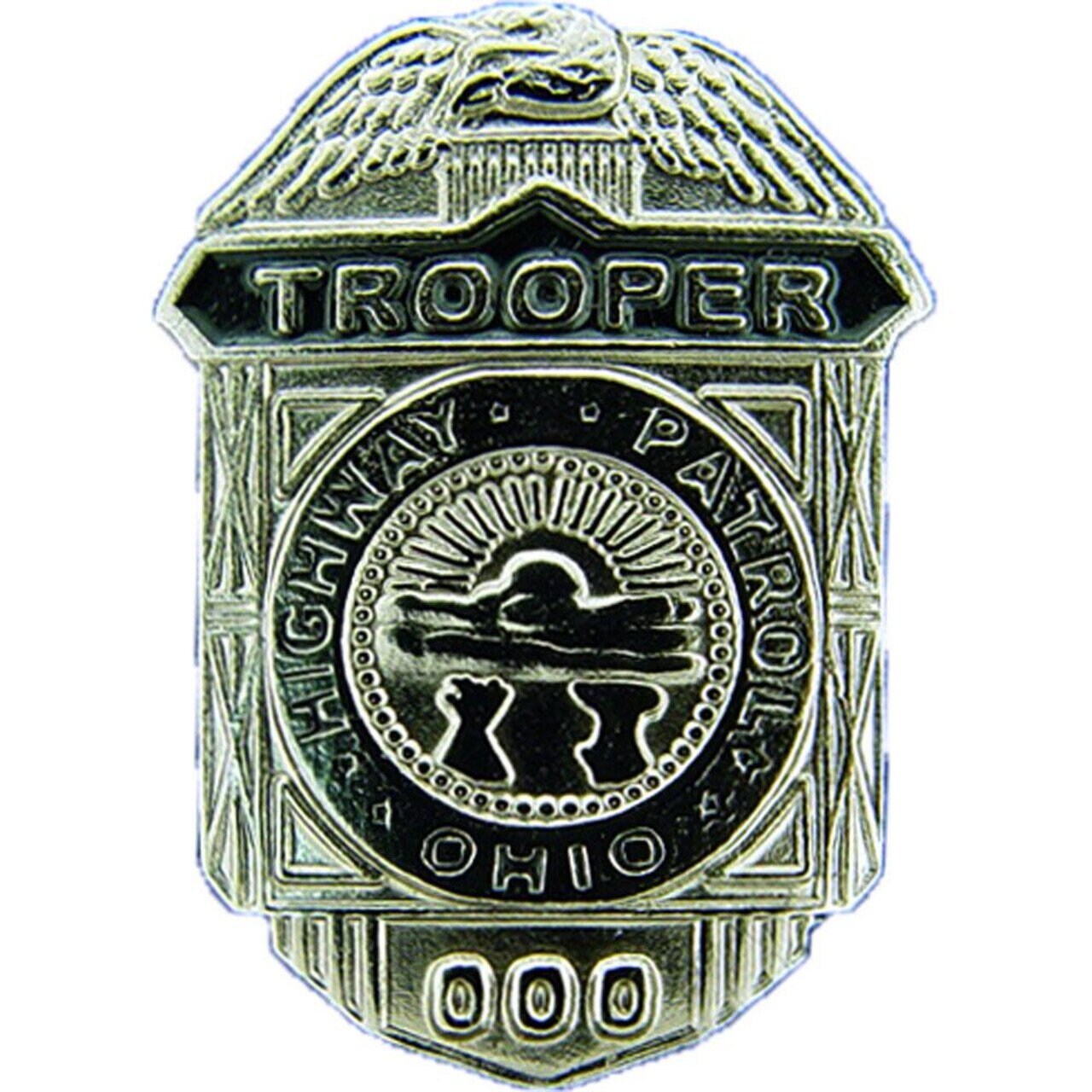 Ohio Highway Patrol Lapel Pin - Ohio State Trooper Police Patrol - Enamel Pin Backpack Tie Shirt Trading Button Pinback Craft Supply
