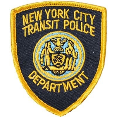 NEW YORK CITY Transit Police Embroidered Patch - New York City Police Public Safety - Patch Applique Craft Supply