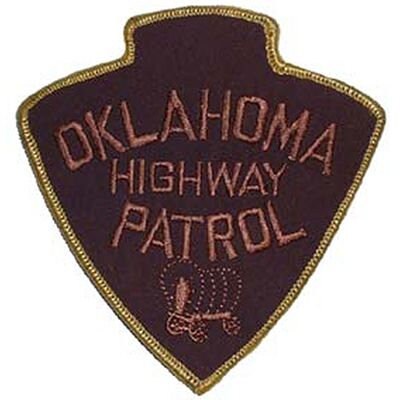 OKLAHOMA Highway Patrol Embroidered Patch - Oklahoma State Police Trooper Highway Patrol Public Safety - Patch Applique Craft Supply