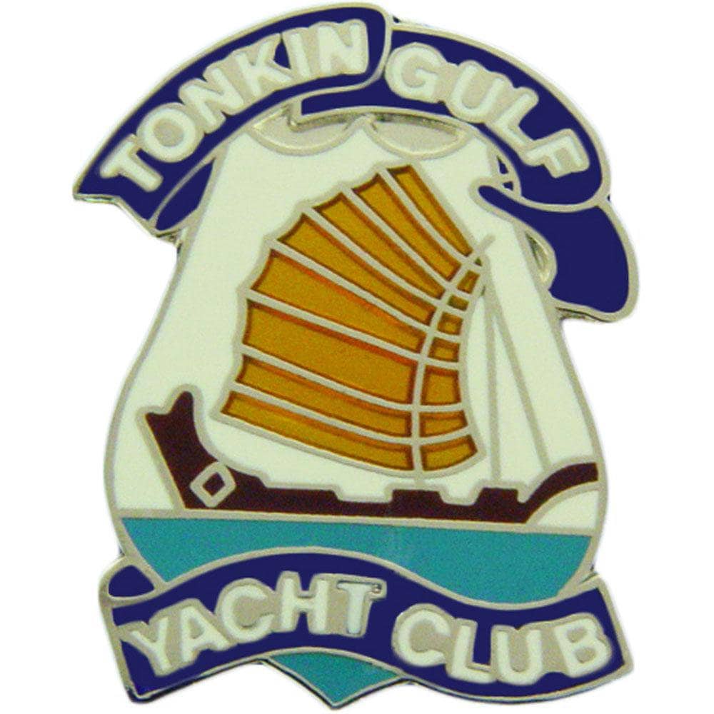 Vietnam Tonkin Gulf Yacht Club Lapel Pin - Enamel Pin for Backpack Tie Shirt Trading Button Pinback Craft Supply