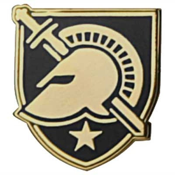 U.S. ARMY West Point Black Knight Lapel Pin - Military Enamel Pin Backpack Tie Shirt Trading Button Pinback Craft Supply