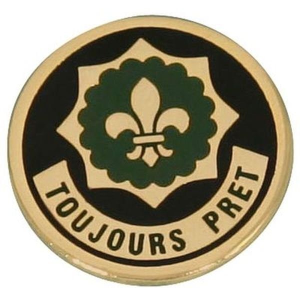 ARMY 2nd Cavalry Regiment Toujours Pret Lapel Pin - 1 Inch - United States Army Enamel Pin Backpack Tie Shirt Button Pinback Craft Supply