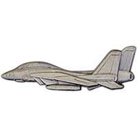 F-014 TOMCAT Pewter Lapel Pin - United States Air Force USAF U.S. - Enamel Pin Backpack Tie Shirt Trading Button Pinback Craft Supply