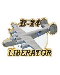 B-24 LIBERATOR Lapel Pin - WWII Bomber Aircraft United States Air Force - Enamel Pin Backpack Tie Shirt Trading Button Pinback Craft Supply