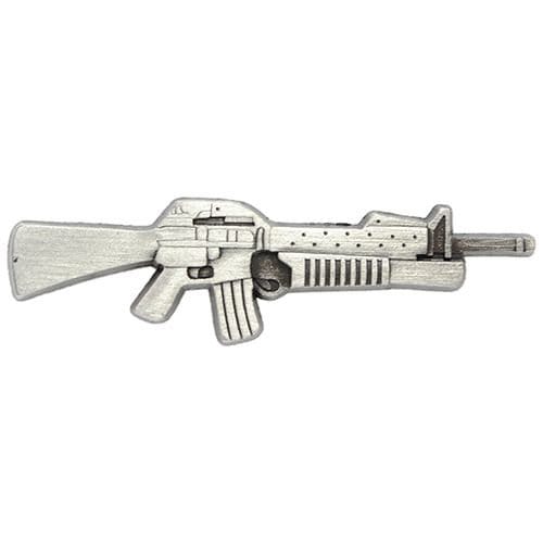 M-203 Rifle Lapel Pin - Grenade Launcher 40mm M203 Military Rifle Enamel Pin - Backpack Tie Shirt Trading Button Pinback Craft Supply