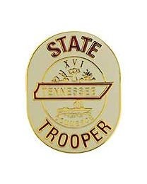 Tennessee State Police Lapel Pin - Tennessee State Trooper Patrol Police - Enamel Pin Backpack Tie Shirt Trading Button Pinback Craft Supply