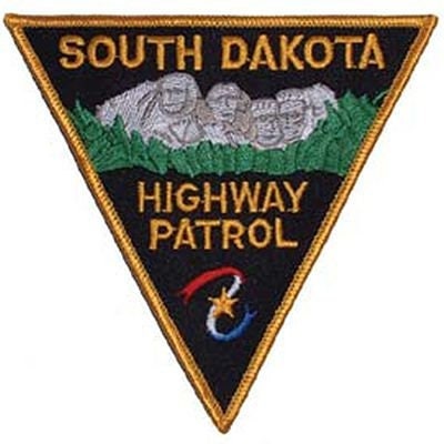 SOUTH DAKOTA Highway Patrol Embroidered Patch - South Dakota State Police Trooper Highway Patrol Public Safety - Patch Applique Craft Supply