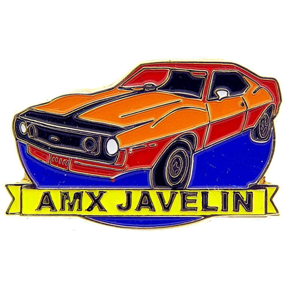 AMX Javelin Lapel Pin - American Motors Experimental AMC AMX Muscle Car - Enamel Pin Backpack Tie Shirt Trading Button Pinback Craft Supply