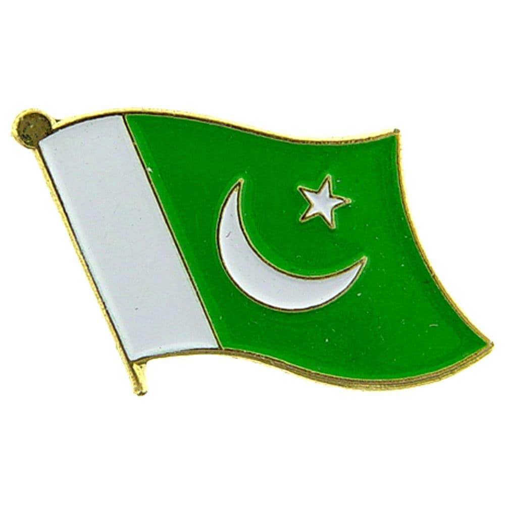PAKISTAN Flag Lapel Pin - Country Flag Enamel Pin for Backpack Tie Shirt Button Pinback Lapel Pin