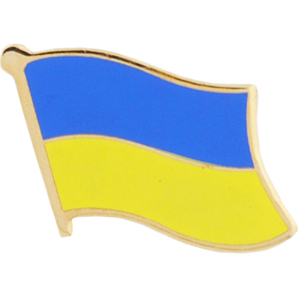 UKRAINE Flag Lapel Pin - Country Flag Enamel Pin for Backpack Tie Shirt Button Pinback Lapel Pin