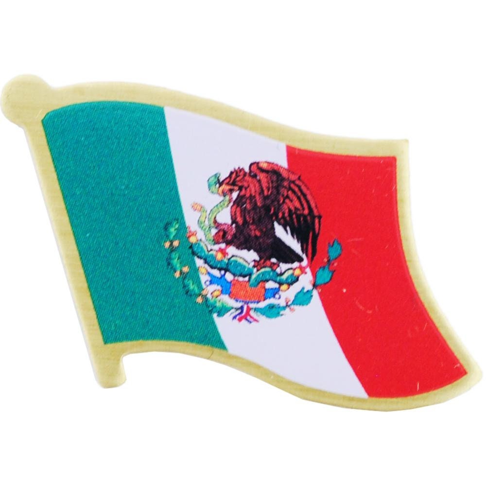 MEXICO Flag Lapel Pin - Country Flag Enamel Pin for Backpack Tie Shirt Button Pinback Lapel Pin