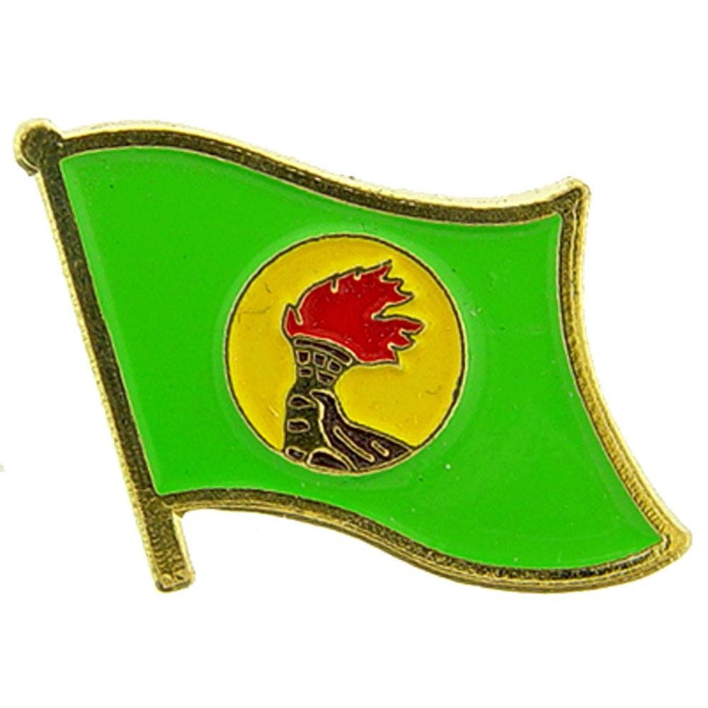 ZAIRE Flag Lapel Pin - Country Flag Enamel Pin for Backpack Tie Shirt Button Pinback Lapel Pin