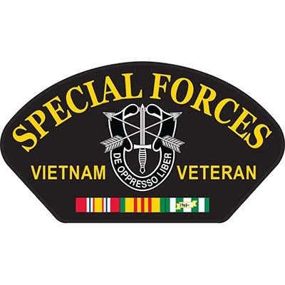 US ARMY Special Forces Hat Patch - Vietnam Veteran De Oppresso Liber Ranger Delta Force Military Embroidered Patch Applique Craft Supply