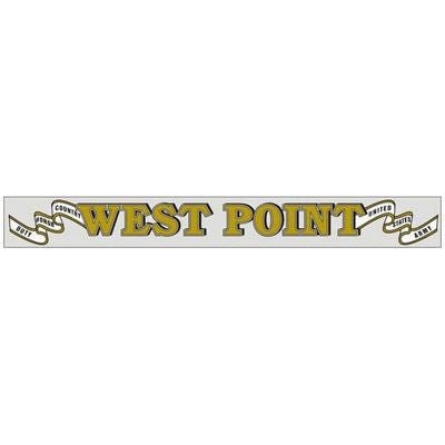 WEST POINT Window Strip Decal - United States Military Academy Window Strip Decal Military For Car Truck Window Craft Supply
