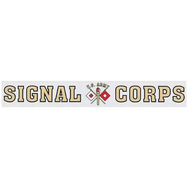SIGNAL CORPS Window Strip Decal - United States Army Signal Corps Window Strip Decal Military For Car Truck Window Craft Supply