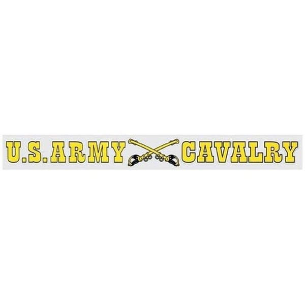 U.S. ARMY CAVALRY Window Strip Decal - United States Army Cavalry Window Strip Decal Military For Car Truck Window Craft Supply