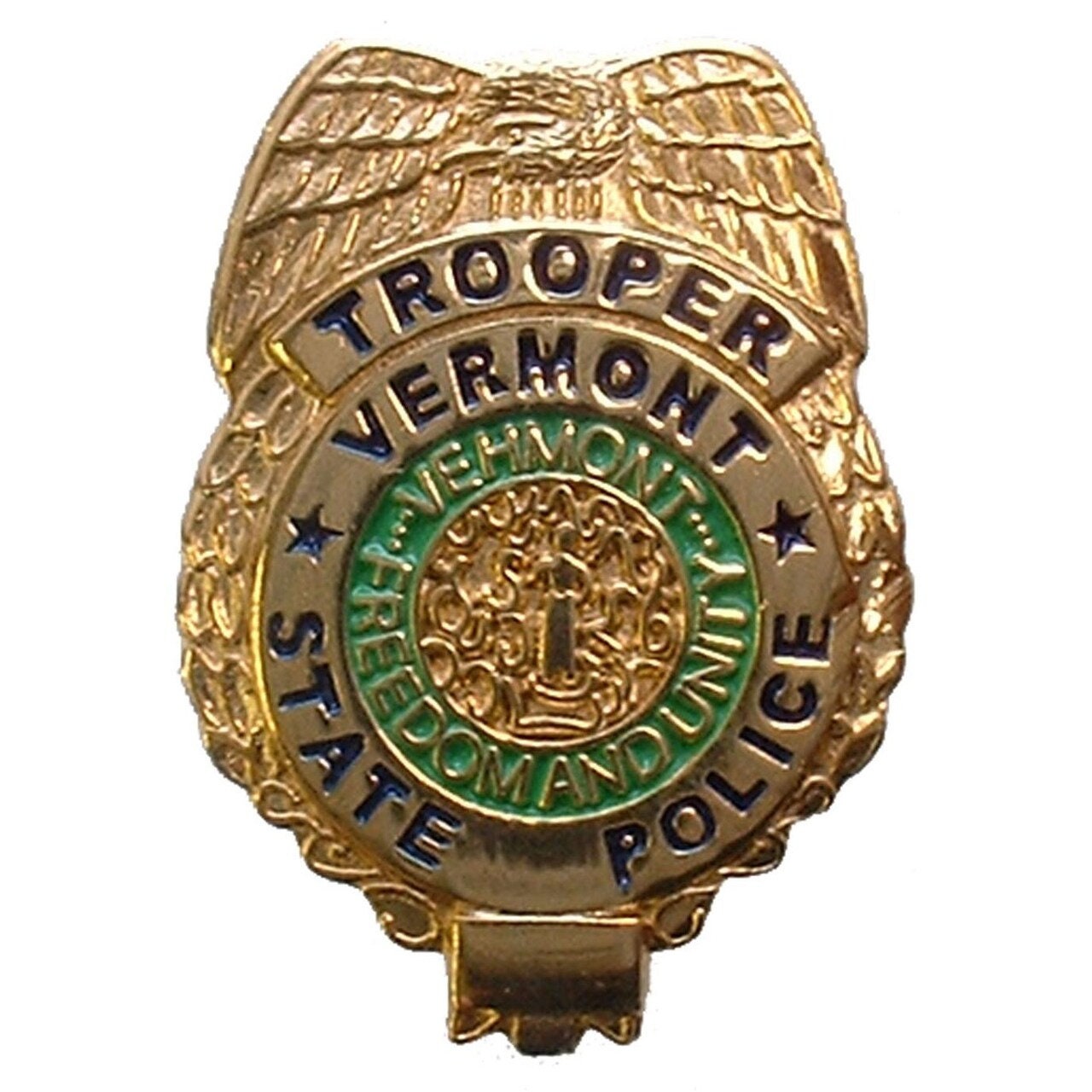 Vermont State Police Lapel Pin - State Trooper Highway Patrol Police - Enamel Pin Backpack Tie Shirt Trading Button Pinback Craft Supply