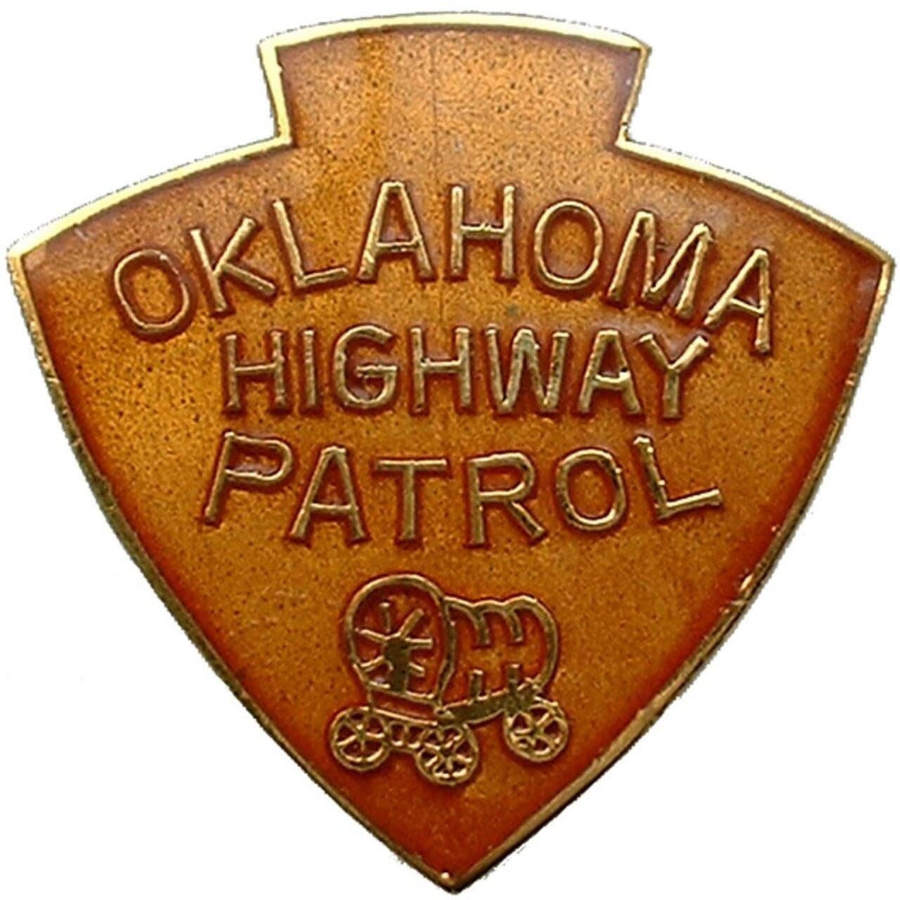 Oklahoma Highway Patrol Officer Lapel Pin - State Trooper Police Patrol - Enamel Pin Backpack Tie Shirt Trading Button Pinback Craft Supply